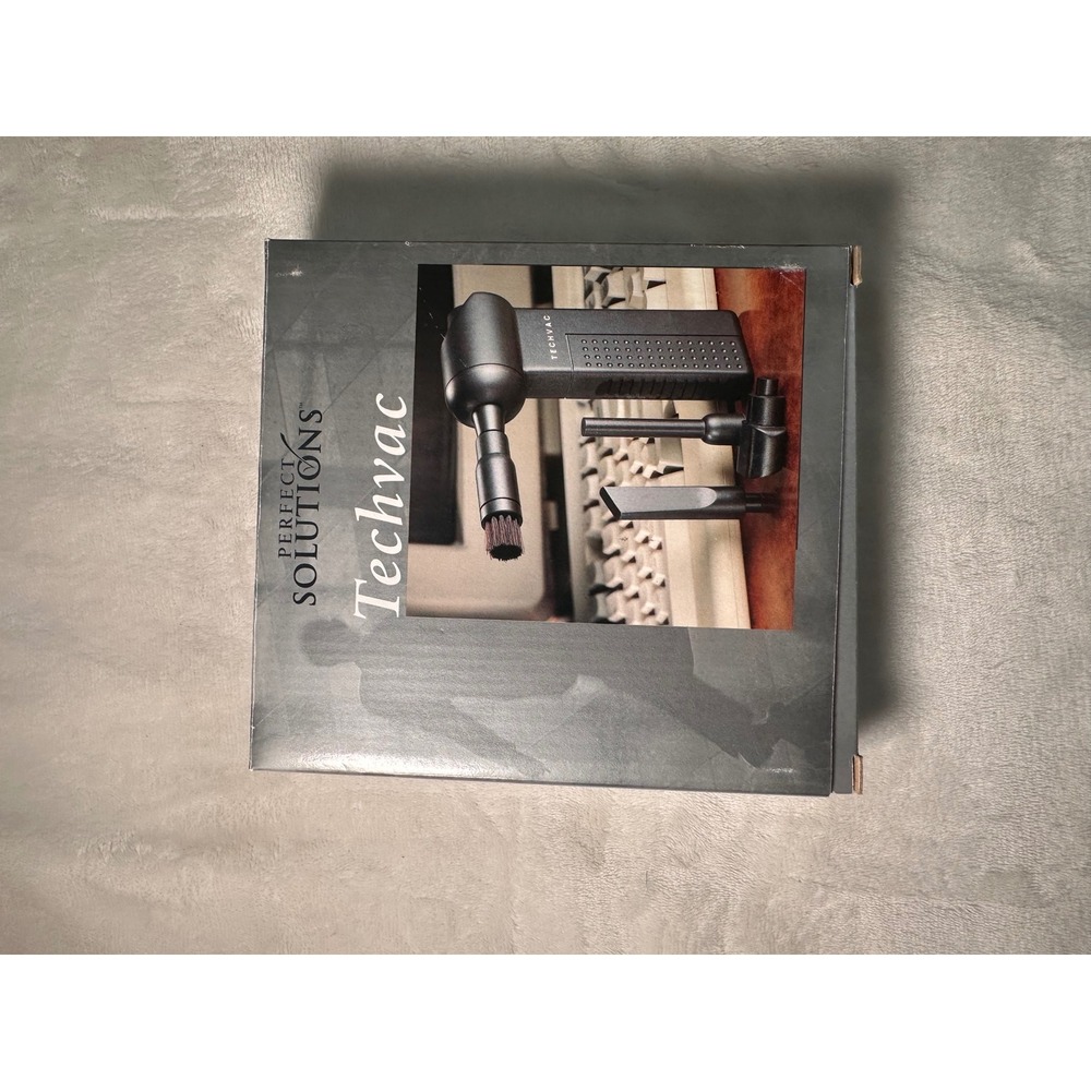 Perfect Solutions Techvac Handheld Mini Keyboard Vacuum Cleaner Black New